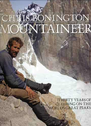 
Chris Bonington after first ascent of Central Tower of Paine in 1962 - Chris Bonington Mountaineer book cover
